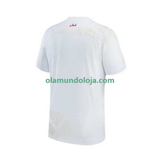 Camisola Catar Homem Equipamento Segundo Copa do Mundo 2022 Manga Curta